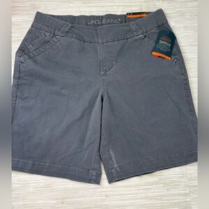 🆕 JAG JEANS 10 ✨ adult stretch waist Gray Shorts NWT